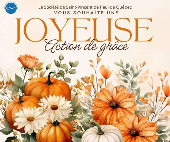 Bonne Action de Grâce à toutes et tous!!